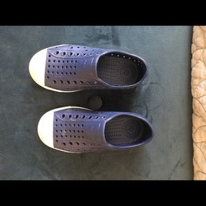 Navy blue Native shoes